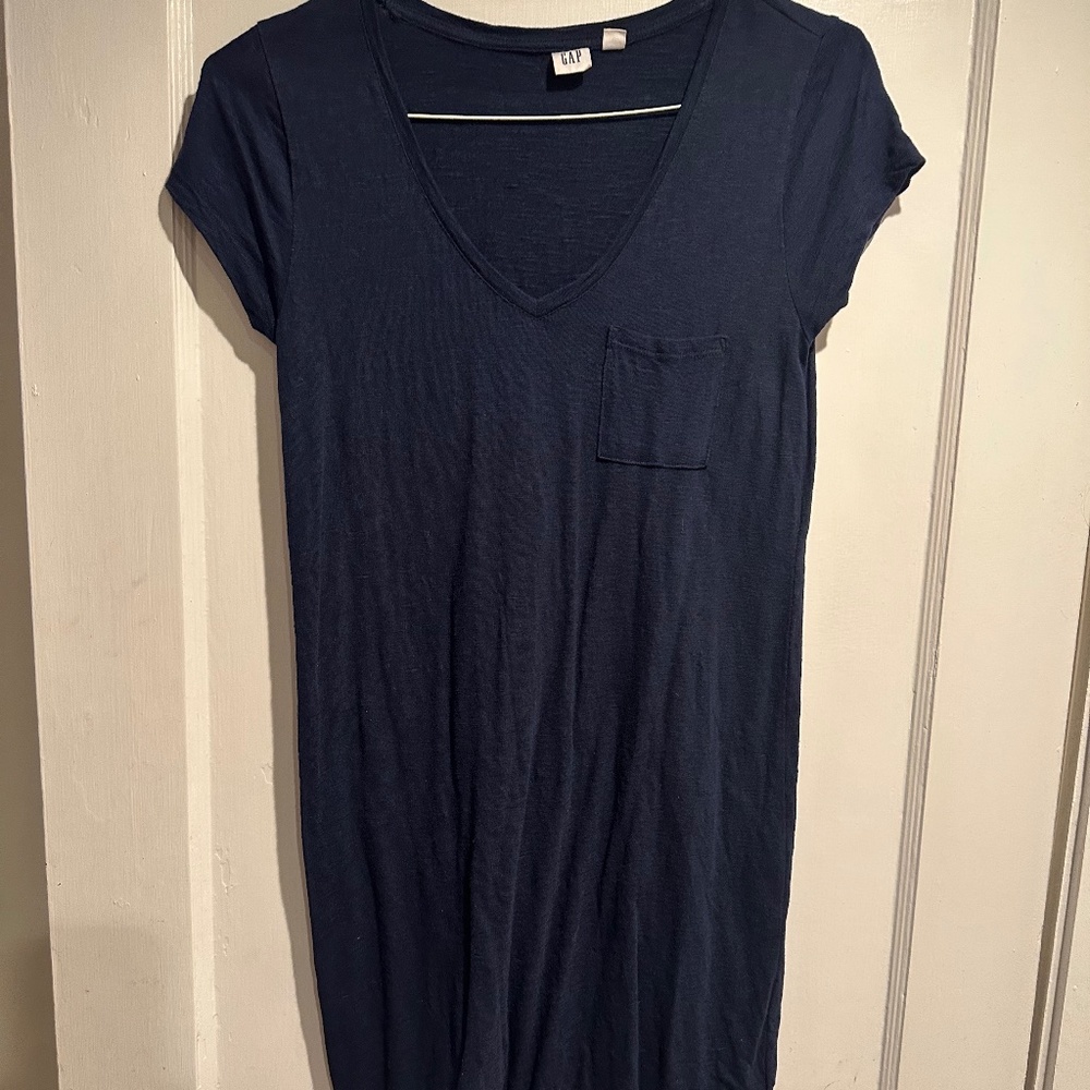 Navy Blue Gap T-shirt Dress